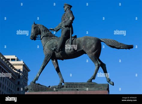 Statue Of Marshall Zhukov Hi Res Stock Photography And Images Alamy