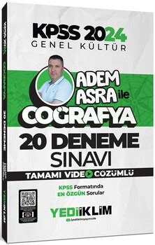 Yediiklim Yay Nlar Kpss Genel K Lt R Adem Asra Ile Co Rafya