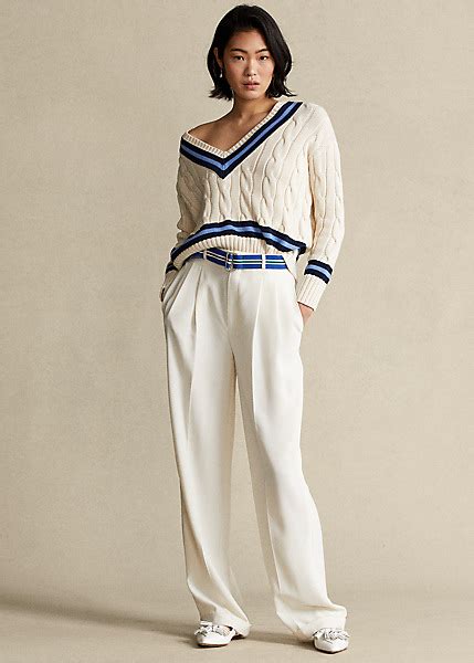 Cable Knit Cricket Jumper For Women Ralph Lauren® Ch Jumpers For