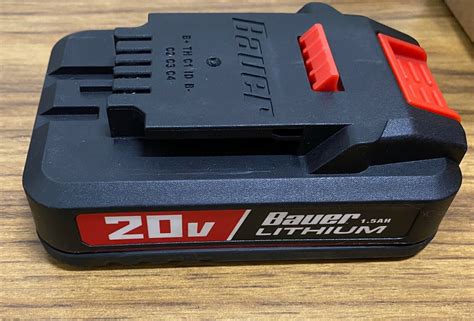 Bauer Lithium Ion 20v 1 5 Ah Compact Battery For Cordless Tools Model