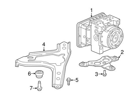 Honda Pilot Modulator Assembly Vsa Rewritable Tg