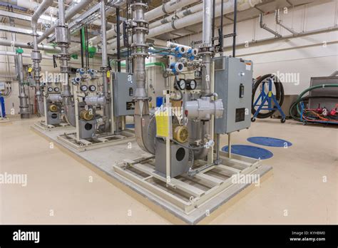 Water treatment plant chemical treatment equipment Stock Photo - Alamy