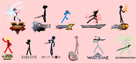 video Game stickmans Characters by DragonOni on DeviantArt