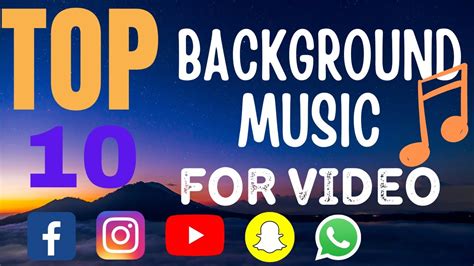 Top 10 Background Music For Videos No Copyright2022 Youtube