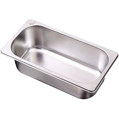 Sas Stainless Steel Gastronorm Gn Pan Inch Mm Deep With Lid