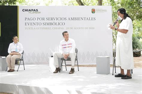 Rutilio Escandón entrega pagos del Programa Servicios Ambientales de