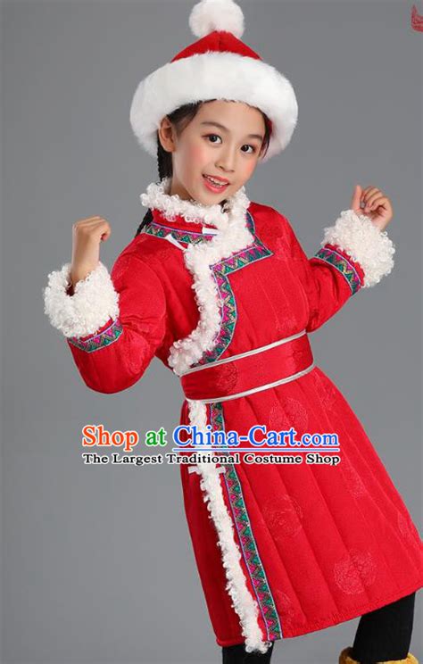 child mongolian costume