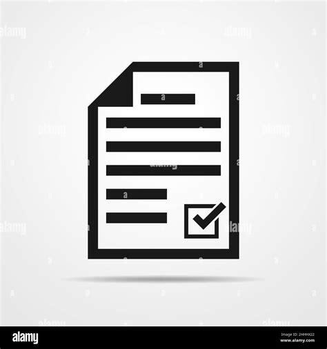 Checklist Icon Concept Of Quality Control Black Checklist Icon In