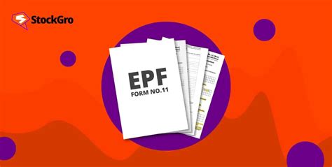 Epf Form 11 Importance Employer Role And How To Fill