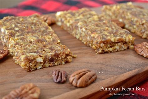 Pumpkin Pecan Bars – Stephanie Spring