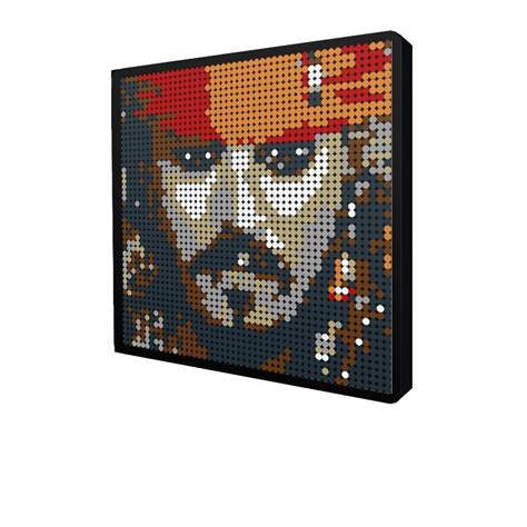 Jack Sparrow Pixel Art – Affordable Building Blocks