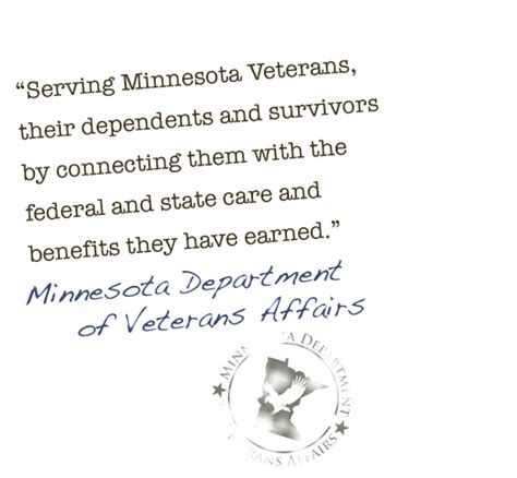 Department Of Veterans Affairs Minnesota Department Of Veteran Affairs State Of Minnesota