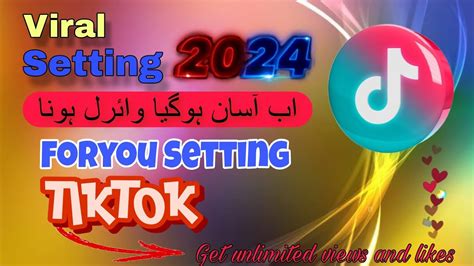 TikTok ForYou Setting For Viral Tricks How To Go Viral On Tiktok