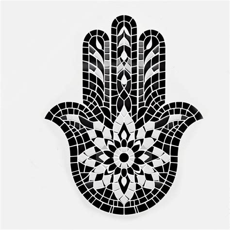 Mosaic Hamsa Etsy