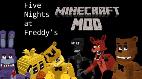 Probando El Mod De Fnaf 1 En Minecraft By Dany Fox Youtube