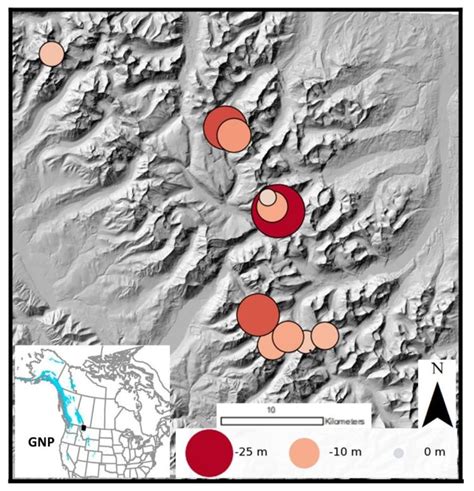 Five Decades Of Glacier Change Across The Crown Of The Continent Land