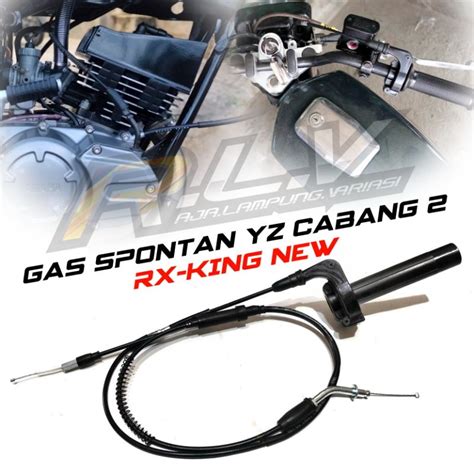 Jual GAS SPONTAN YZ CABANG 2 PNP YAMAHA RX KING RXS KABEL GAS YZ