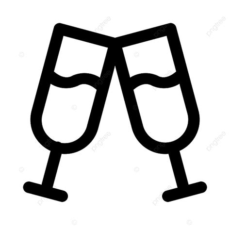 Wine Glasses Toasting Clipart Transparent Background Wine Glasses