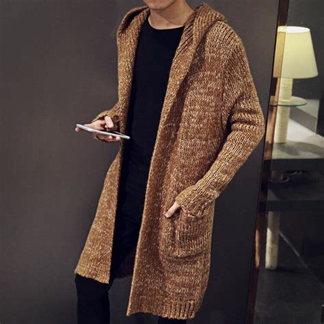 Autumn Winter Loose Men Knitted Sweater Coat Fanfreakz