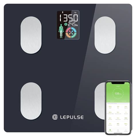 Amazon Body Fat Scale Lepulse Scale For Body Weight And Fat