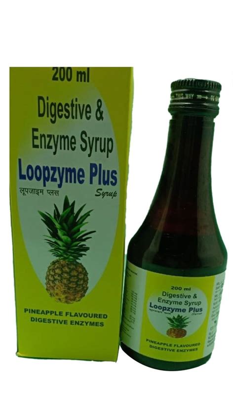 Pineapple Flavor Digestive Enzyme Syrup 200ml Prescription At Rs 20