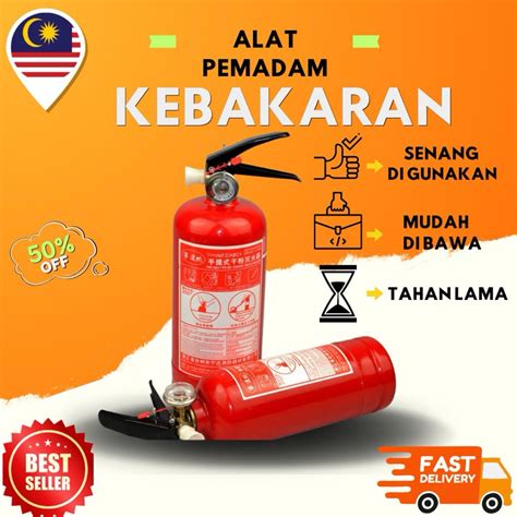 1kg Abc Powder Fire Extinguisher For Car Home Pemadam Apipemadam