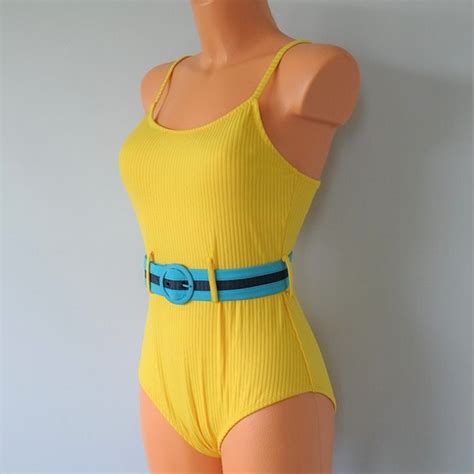 Jessica Simpson Swim Jessica Simpson Nwt Piece Ribbed Belted Swimsuit Poshmark