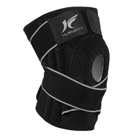 Hurmoya Knee Brace With Side Stabilizers And Patella Gel Pads Adjustable