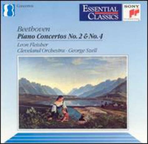 Ludwig Van Beethoven Piano Concerti 2 4 Music Performance CD