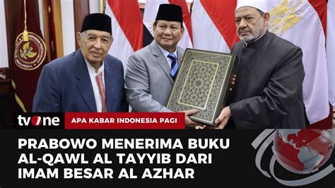 Menhan Prabowo Terima Kunjungan Imam Besar Al Azhar Mesir Akip Tvone