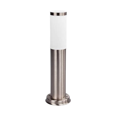 Lindby Lampada Da Appoggio Kristof In Acciaio Inox Lampioncino