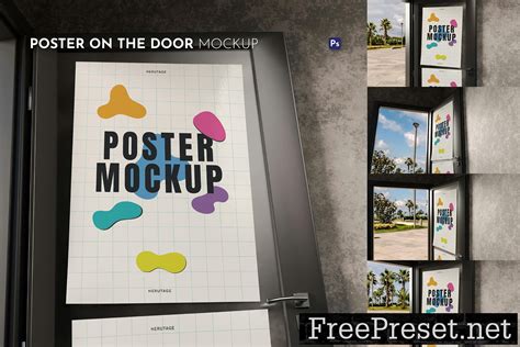 poster   door mockup hkpjk