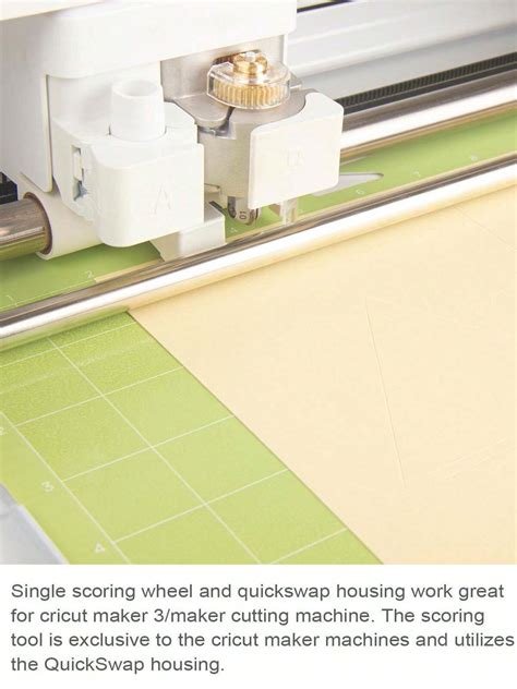 Single Scoring Wheel Tip +QuickSwap Drive Housing, Single Scoring Wheel