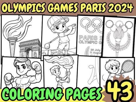 Les Jeux Olympiques Olympics Summer Games Paris 2024 French Booklet Bingo And Calling Cards