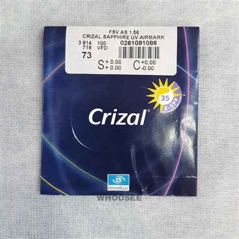 Crizal Sapphire UV Airwear 1 59 Whoosee