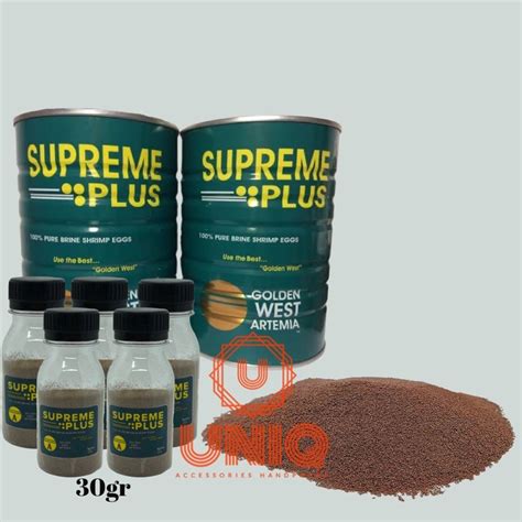 Jual Artemia Supreme Plus Original Repack Gram Pakan Ikan Hias