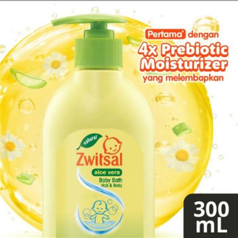 Zwitsal Baby Bath Hair And Body Aloe Vera 300 Ml Pump Shampoo Dan Sabun