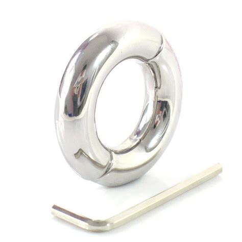 New Stainless Steel Scrotum Pendant Penis Restraint Locking Ring