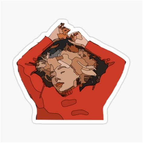 Girl In Red Stickers For Sale Artofit