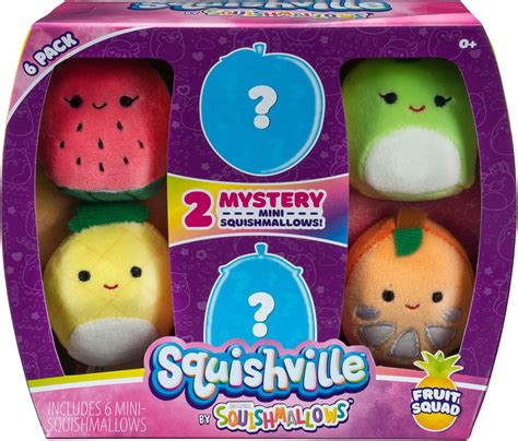 Buy Squishville By Squishmallows Mini Plush Fruit Squad Six 2 Soft