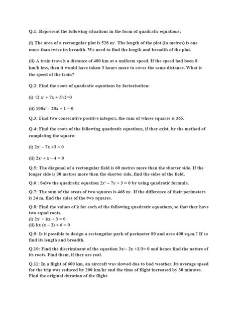 Chapter 4 Pdf Area Quadratic Equation