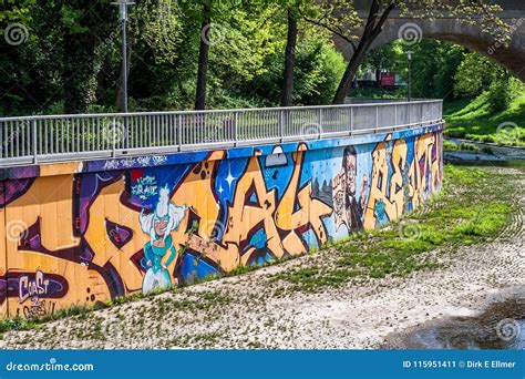 Graffiti Margravine Wilhemine Of Bayreuth Editorial Photo Image Of