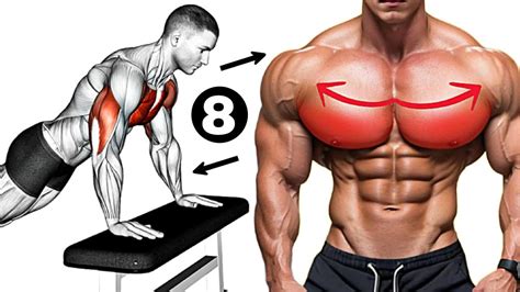 Top 8 Chest Workout At Home Chest Workout Chest Exercises At Home Youtube