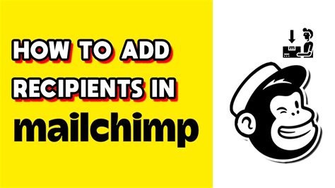 How To Add Recipients In Mailchimp Quick Easy YouTube