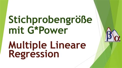 Stichprobengr E Bei Der Multiplen Linearen Regression Mit G Power