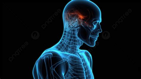 3d Animation Of Human Head With A Head Injury Background, 3d Male Medical Figure Holding Head In ...