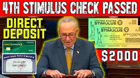 Th Stimulus Checks Passed Direct Deposits For Seniors On Social