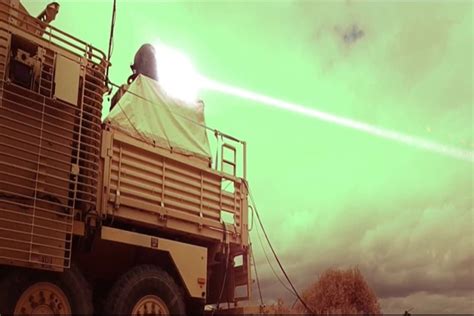 First Firing Of Raytheons High Energy Laser Weapon System From British