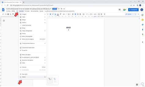 C Mo Hacer Un Indice Autom Tico En Google Docs Solvetic