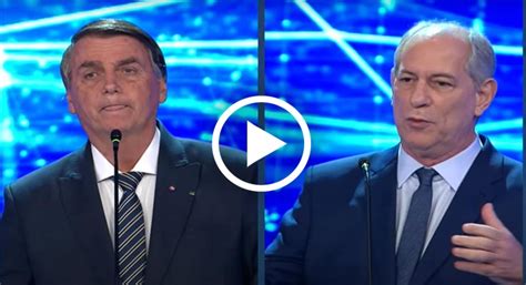 Bolsonaro é humilhado em debate ao vivo por Ciro Gomes e deixa todos